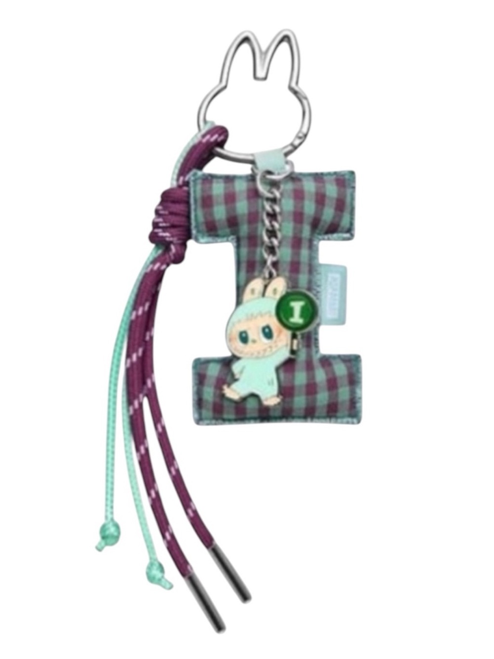 POP MART Labubu THE MONSTERS Letter I Pendant Keychain BNIB Authentic